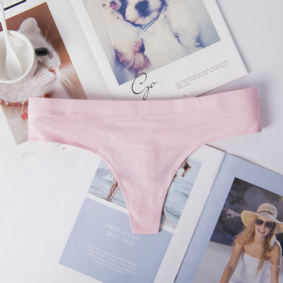 Sexy dámske bavlnené sieťované priehľadné nohavičky tangá, string prádlo, módne nízkopodrážkové dámske spodné prádlo, bezšvové nohavičky 1 ks yq02