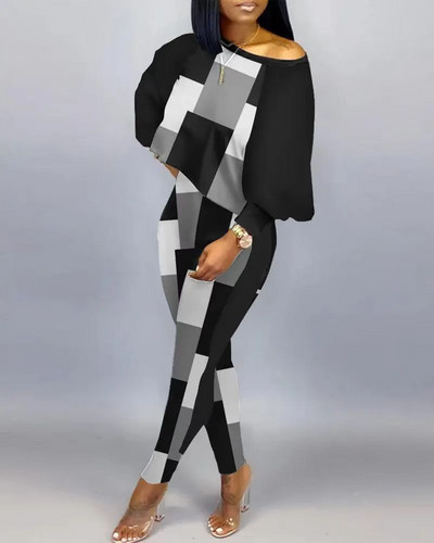 Ženska trenirka Ležerni dvodijelni set Proljeće Jesen Ženski kompleti Sportske hlače dugih rukava Ženska odijela s hlačama Ulična odjeća