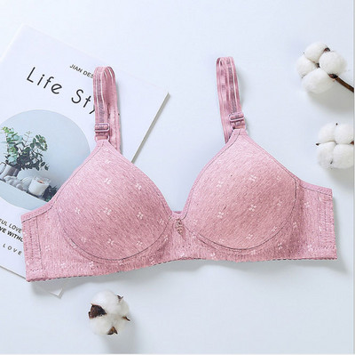 5 farieb bralette bavlnená mäkká bavlnená podprsenka sexi dcéra mladé dievča študentky sexy čipkované bralette topy bez kostic spodná bielizeň push-up C09