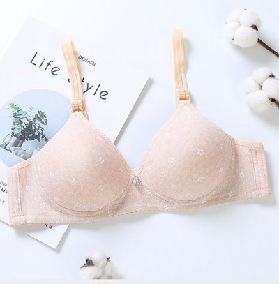 5 farieb bralette bavlnená mäkká bavlnená podprsenka sexi dcéra mladé dievča študentky sexy čipkované bralette topy bez kostic spodná bielizeň push-up C09