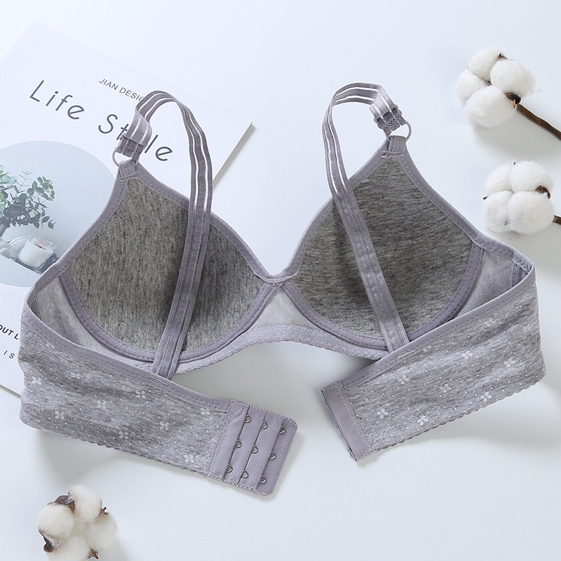 5 farieb bralette bavlnená mäkká bavlnená podprsenka sexi dcéra mladé dievča študentky sexy čipkované bralette topy bez kostic spodná bielizeň push-up C09