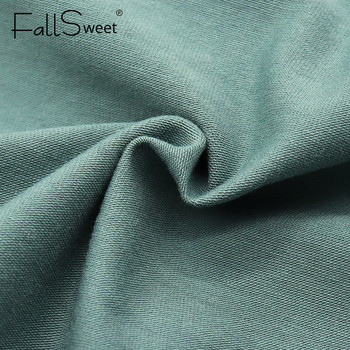 FallSweet 2 τεμ/Παρτίδα Ψηλόμεση Εσώρουχα για Γυναικεία Βαμβακερά Εσώρουχα Μονόχρωμα Άνετα Σώβρακα Plus Size Εσώρουχα τρусы