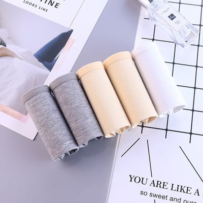 5 ks Plus Size nohavičky Dámske pevné spodné prádlo Dievčenské nohavičky Bavlnené sexy spodné prádlo Dámske nohavičky Šortky Nohavičky Intímne dámske