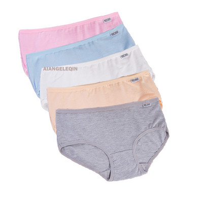 5 ks Plus Size nohavičky Dámske pevné spodné prádlo Dievčenské nohavičky Bavlnené sexy spodné prádlo Dámske nohavičky Šortky Nohavičky Intímne dámske