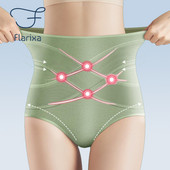 Flarixa bešavne ženske pamučne gaćice s visokim strukom za kontrolu trbuščića donje rublje za djevojčice Prozračne jednobojne gaćice