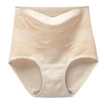 Flarixa bešavne ženske pamučne gaćice s visokim strukom za kontrolu trbuščića donje rublje za djevojčice Prozračne jednobojne gaćice