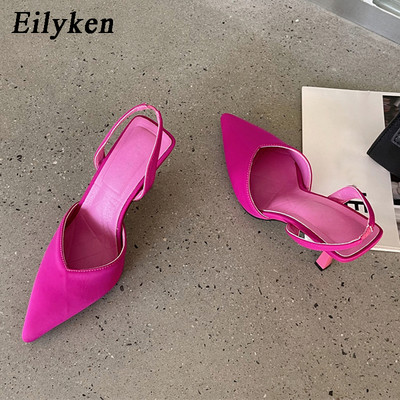 Eilyken 2023, pantofi cu vârf ascuțit, pantofi de designer pentru femei, pantofi cu toc înalt, pentru petrecerea de nuntă, sandale pentru femei