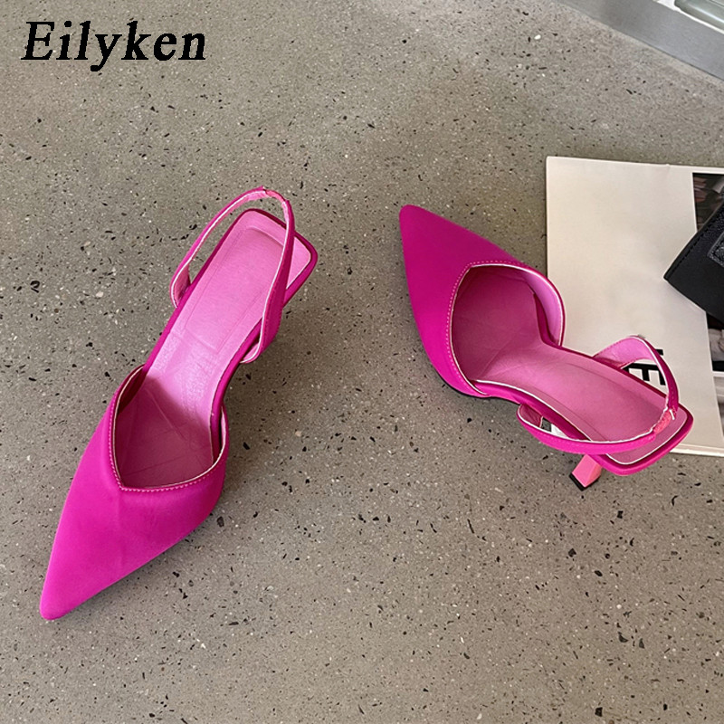 Eilyken 2023, pantofi cu vârf ascuțit, pantofi de designer pentru femei, pantofi cu toc înalt, pentru petrecerea de nuntă, sandale pentru femei