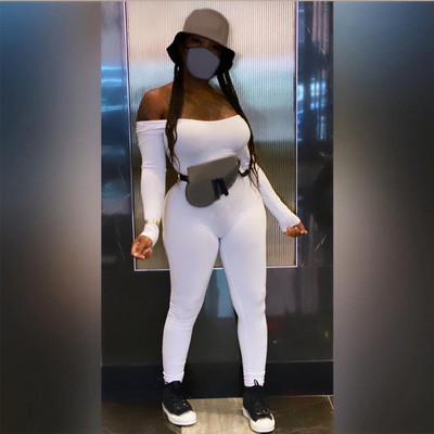 BKLD Îmbrăcăminte pentru femei stil nou 2022, toamnă și iarnă, la modă, culoare solidă, cu mânecă lungă, salopetă de fitness, o bucată