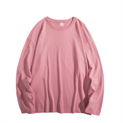 Privathinker Ženska jednobojna osnovna majica dugih rukava Široka uniseks odjeća Proljetne nove ženske pamučne majice