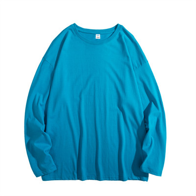 Privathinker Ženska jednobojna osnovna majica dugih rukava Široka uniseks odjeća Proljetne nove ženske pamučne majice