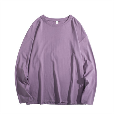 Privathinker Ženska jednobojna osnovna majica dugih rukava Široka uniseks odjeća Proljetne nove ženske pamučne majice