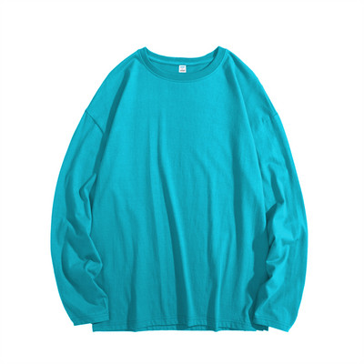 Privathinker Ženska jednobojna osnovna majica dugih rukava Široka uniseks odjeća Proljetne nove ženske pamučne majice