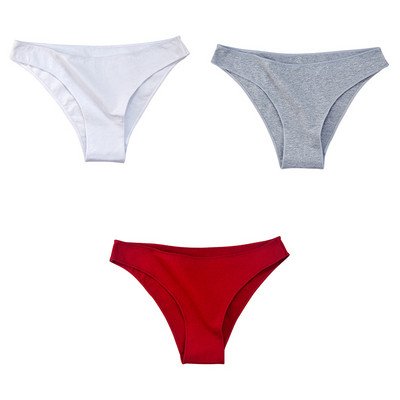 3PCS/Set M-XXL Ženske seksi pamučne gaćice Donje rublje Ženske gaćice Ženske gaćice Pamučne gaćice Djevojačko donje rublje