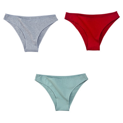 3PCS/Set M-XXL Ženske seksi pamučne gaćice Donje rublje Ženske gaćice Ženske gaćice Pamučne gaćice Djevojačko donje rublje