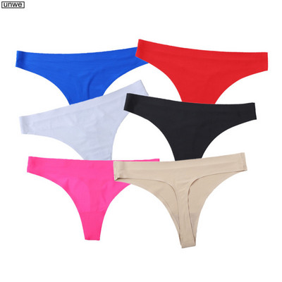 Seamless Panties Sexy Ladies G String Women Ice Silk Tangas Femme Low Rise Thong Спортно бельо S-XL