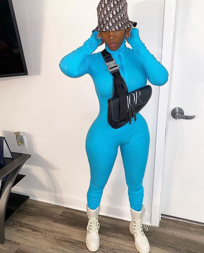 Salopete BKLD Salopete pentru femei la modă Salopete slabe de fitness Îmbrăcăminte de stradă pentru doamne Salopete casual dintr-o singură bucată haine pentru femei 2023