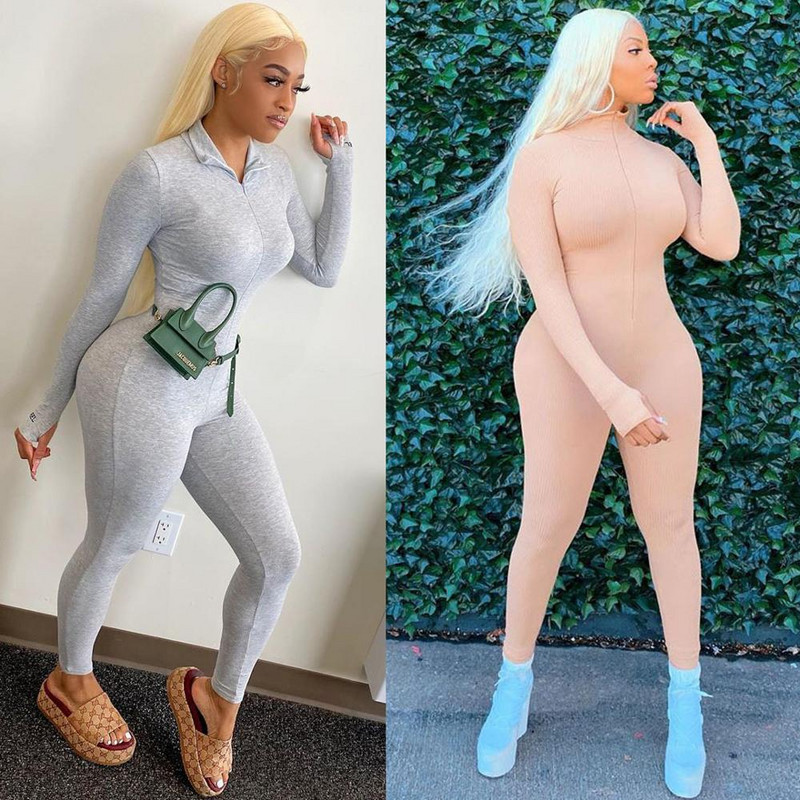 Salopete BKLD Salopete pentru femei la modă Salopete slabe de fitness Îmbrăcăminte de stradă pentru doamne Salopete casual dintr-o singură bucată haine pentru femei 2023