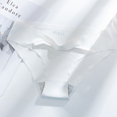 Neviditeľné nohavičky Sexy spodná bielizeň Dámske nohavičky Bezšvové priedušné spodné prádlo Ice Silk Dámske jednofarebné dámske dievčenské spodné nohavičky