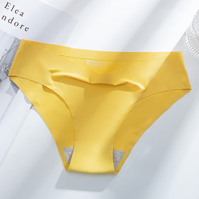 Neviditeľné nohavičky Sexy spodná bielizeň Dámske nohavičky Bezšvové priedušné spodné prádlo Ice Silk Dámske jednofarebné dámske dievčenské spodné nohavičky