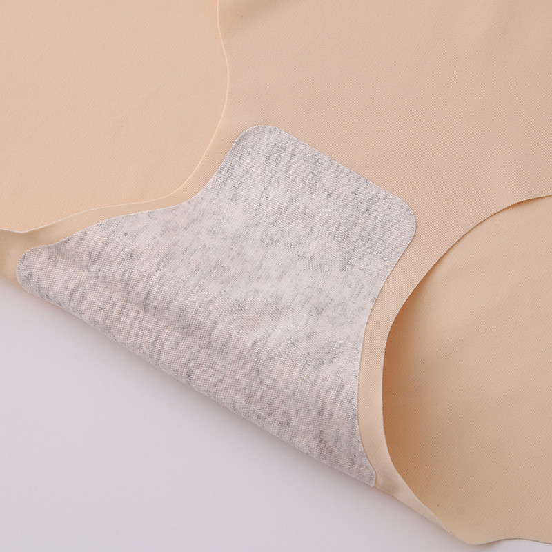 BZEL 3 ks/sada dámskych nohavičiek, bezšvové hodvábne saténové dámske spodné prádlo, sexy spodná bielizeň, sladké vlnité okraje, pohodlné športové nohavičky