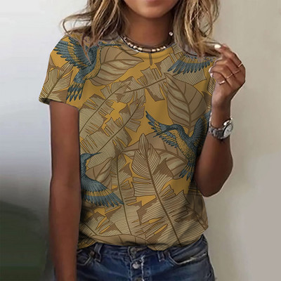 Tricou de vară cu imprimeu cu crani cu flori înfricoșătoare Tricou de damă cu decolteu cu mânecă scurtă Topuri cool de stradă Tricouri Îmbrăcăminte supradimensionată pentru femei Top casual