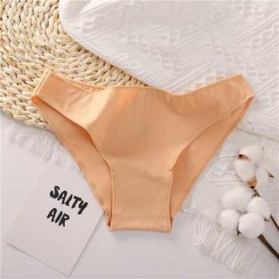 1kom pamučne ženske gaćice donje rublje udobne ženske gaćice veće veličine ženske gaćice 7 Jednobojno prozračno donje rublje M-2XL