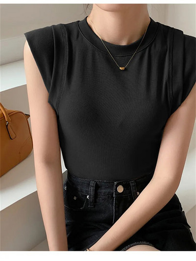 Letné dámske tričko s krátkym rukávom, dievčenské tričko, dámske oblečenie, topy, bavlnené tenké tričko, dámsky top s dlhým rukávom