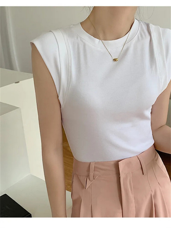 Letné dámske tričko s krátkym rukávom, dievčenské tričko, dámske oblečenie, topy, bavlnené tenké tričko, dámsky top s dlhým rukávom