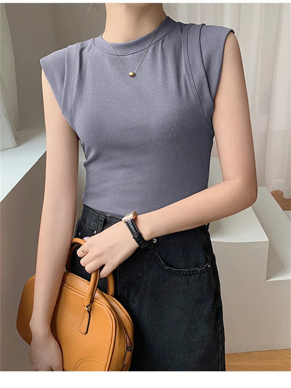 Letné dámske tričko s krátkym rukávom, dievčenské tričko, dámske oblečenie, topy, bavlnené tenké tričko, dámsky top s dlhým rukávom