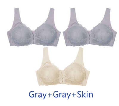 Σουτιέν Bralette Lace Plus Size 3 ΤΕΜ