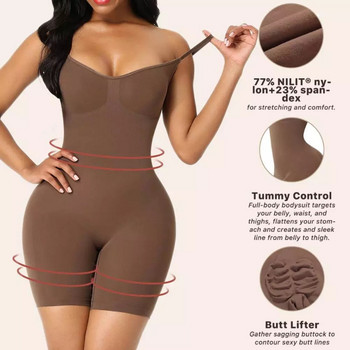 Seamless Body Shaper Γυναικείο κορμάκι Αδυνατίσματος μέσης Trainer Shapewear Εσώρουχα Trimmer Butt Lifter Corset Tummy Control Εσώρουχα