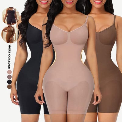 Seamless Body Shaper Дамско боди за отслабване на талията Оформящо бельо Тример за бельо Повдигач за дупе Корсет Бельо за контрол на корема