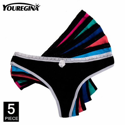 5 kom/komplet Seksi tange za žene Djevojke Pamučne gaćice Ženske gaćice Kawaii slatke točkice Donje rublje Veleprodaja Besplatna dostava