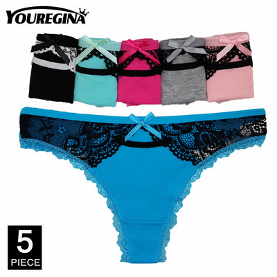 5 kom/komplet Seksi tange za žene Djevojke Pamučne gaćice Ženske gaćice Kawaii slatke točkice Donje rublje Veleprodaja Besplatna dostava