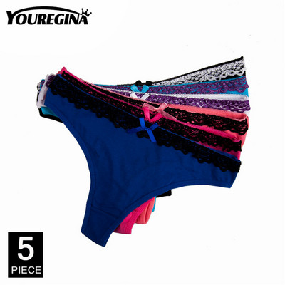 5 kom/komplet Seksi tange za žene Djevojke Pamučne gaćice Ženske gaćice Kawaii slatke točkice Donje rublje Veleprodaja Besplatna dostava