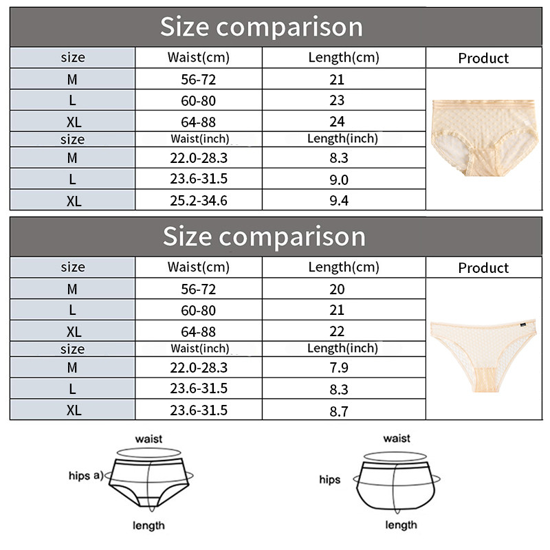 Prozirne ženske gaćice Seksi ženske gaćice s perspektivom Mrežaste čipkane gaćice Prozračne mekane gaćice Donje rublje Gaćice
