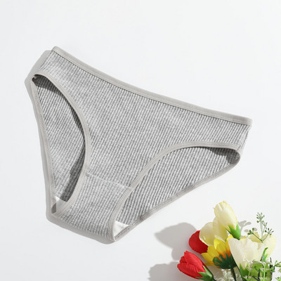 Ženske gaćice s navojem Prozračno donje rublje za djevojčice Bešavne seksi gaćice za žene Dvoslojne gaćice niskog struka Donje rublje