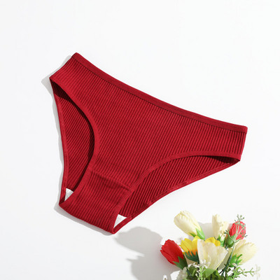 Ženske gaćice s navojem Prozračno donje rublje za djevojčice Bešavne seksi gaćice za žene Dvoslojne gaćice niskog struka Donje rublje