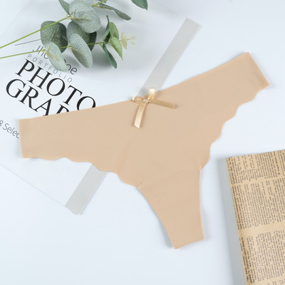 Vruće svilene seksi ženske tange G string Bešavne gaćice niskog struka Ženske T-leđa Udobno donje rublje za žensko donje rublje