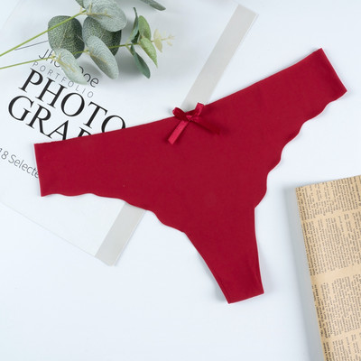 Vruće svilene seksi ženske tange G string Bešavne gaćice niskog struka Ženske T-leđa Udobno donje rublje za žensko donje rublje