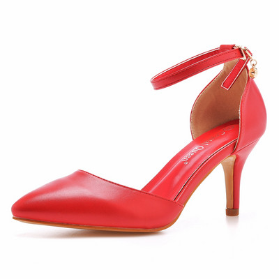 Crystal Queen Dámske sandále Letné dámske 7cm vysoké podpätky Svadobné topánky Sexy členkové popruhy Lodičky Šaty Stiletto