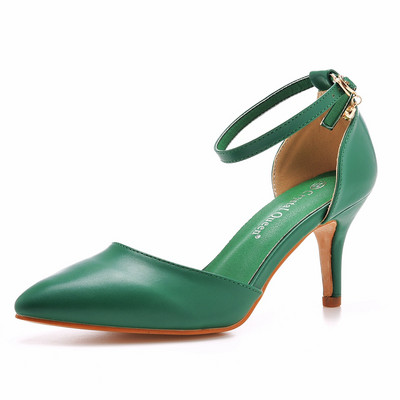 Crystal Queen Dámske sandále Letné dámske 7cm vysoké podpätky Svadobné topánky Sexy členkové popruhy Lodičky Šaty Stiletto