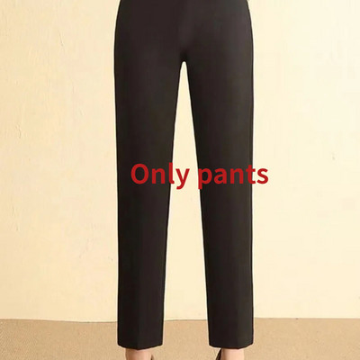 Novo korejsko modno ležerno odijelo za proljeće i jesen 2023. Poslovna odjeća Hlače širokih nogavica Elegantni ženski dvodijelni set