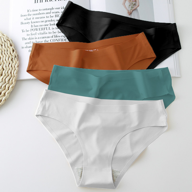 Ženske gaćice Meke svile Žensko donje rublje Gaćice do srednjeg struka Žensko donje rublje Bešavne ženske gaćice XXXL Slip Femme Tangas