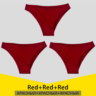 3 ks/sada dámskych bavlnených nohavičiek S-3XL, veľká veľkosť, dámske spodné prádlo, jednofarebné nohavičky, dámske bavlnené nohavičky