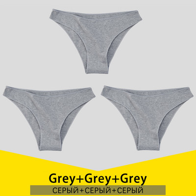 3 ks/sada dámskych bavlnených nohavičiek S-3XL, veľká veľkosť, dámske spodné prádlo, jednofarebné nohavičky, dámske bavlnené nohavičky