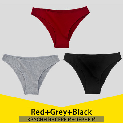 3 ks/sada dámskych bavlnených nohavičiek S-3XL, veľká veľkosť, dámske spodné prádlo, jednofarebné nohavičky, dámske bavlnené nohavičky