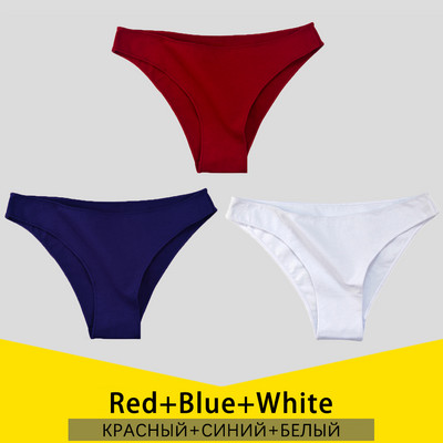 3 ks/sada dámskych bavlnených nohavičiek S-3XL, veľká veľkosť, dámske spodné prádlo, jednofarebné nohavičky, dámske bavlnené nohavičky