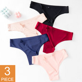 Ženske gaćice Donje rublje Fitness Sport Bešavne T-leđa Seksi niskog struka Ice Svila Za žene Tange Donje rublje Plus Veličina XXL G-string